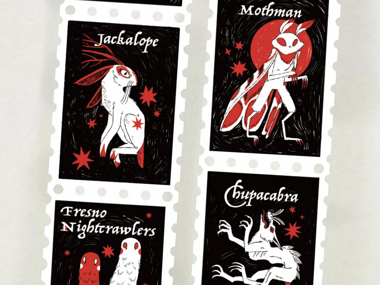 Cryptid Stamps Washi Tape