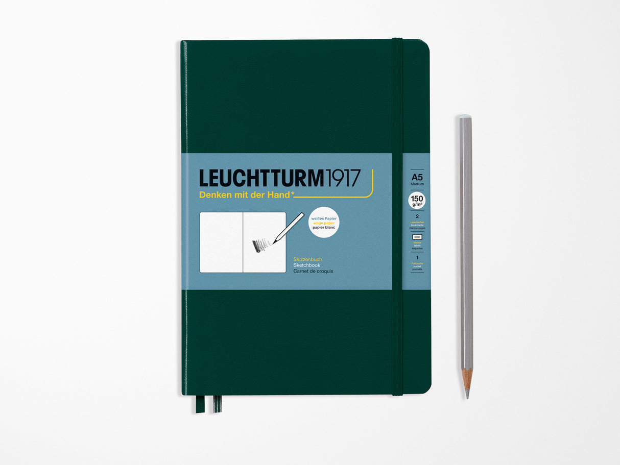 Leuchtturm 1917 Sketchbook - Forest Green