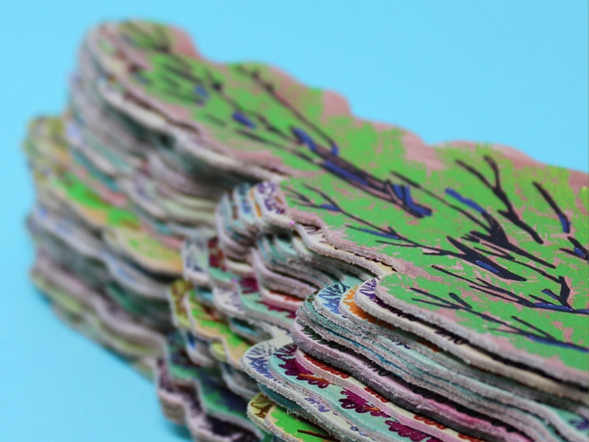 Leather Tree Hugger Bookmark