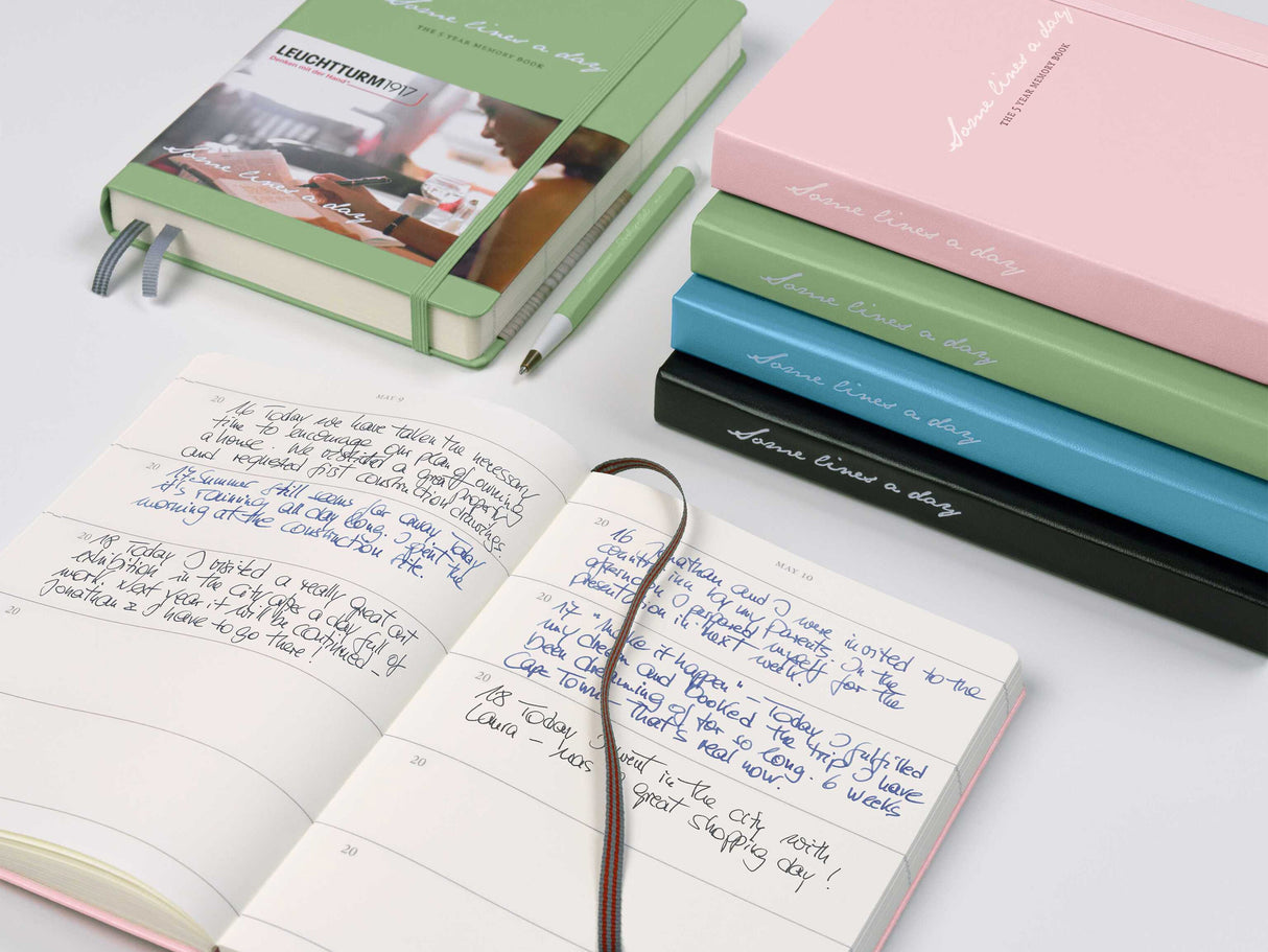 Leuchtturm 1917 Some Lines a Day - 5 Year Journal - Rising Sun