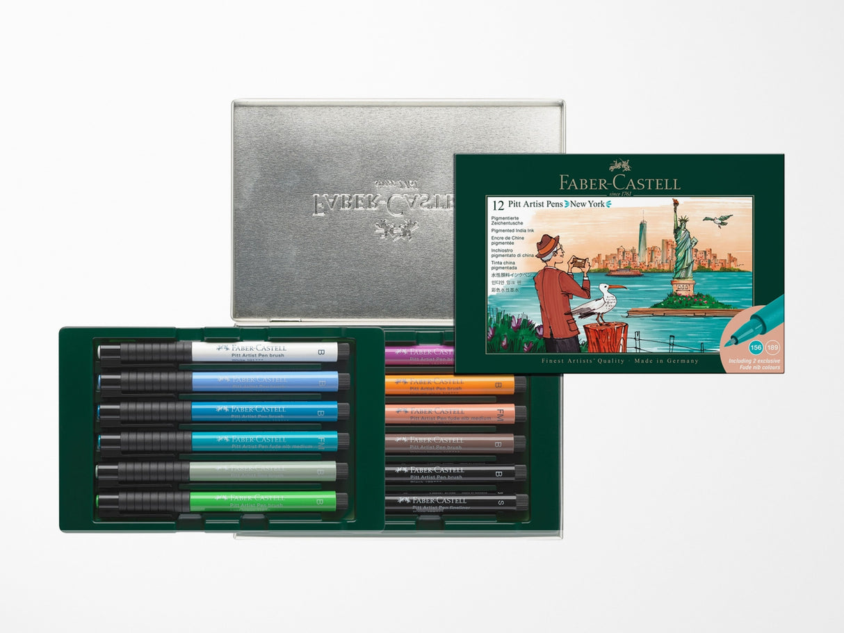 Faber-Castell Artist Pitt Pen Set - City Collection - New York