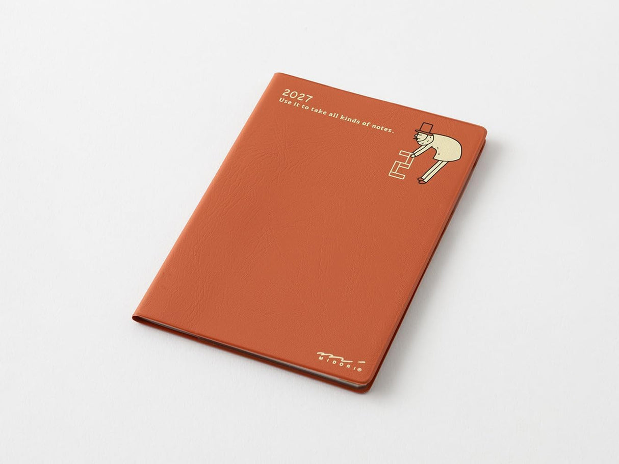 Midori Pocket Diary Mini Ojisan 2027
