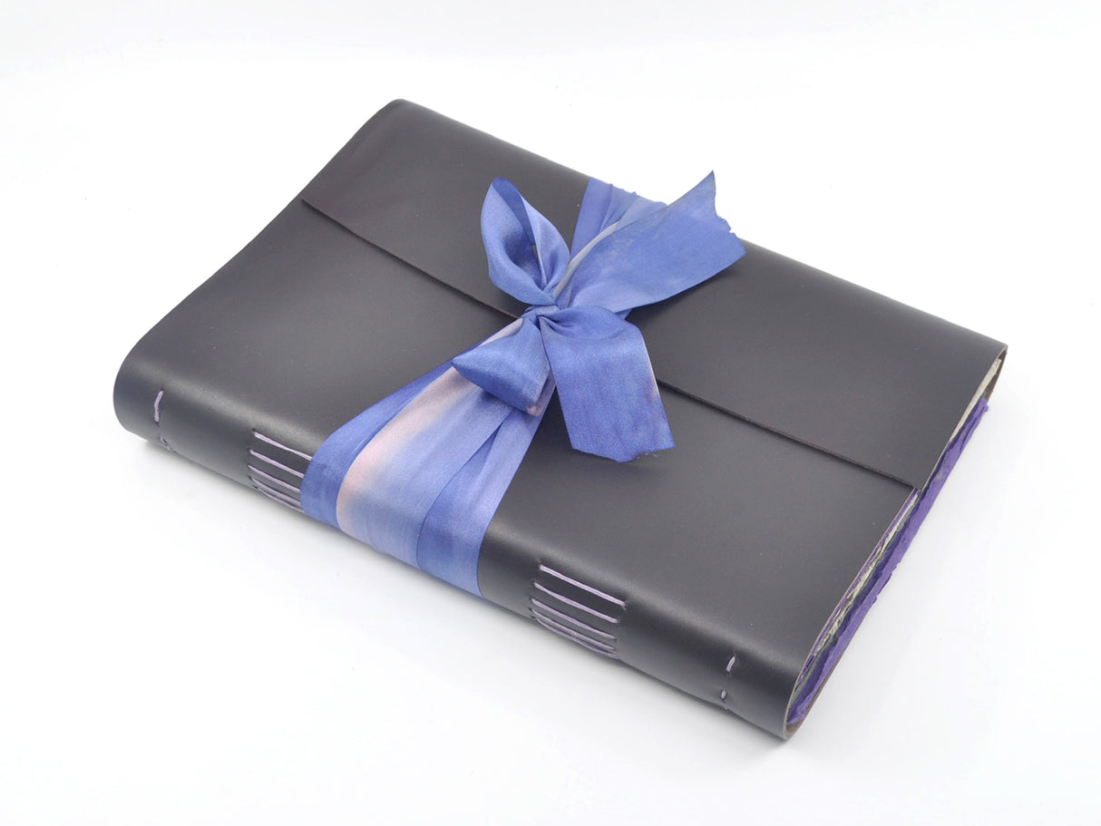 Lotus Flower One of a Kind Leather Journal