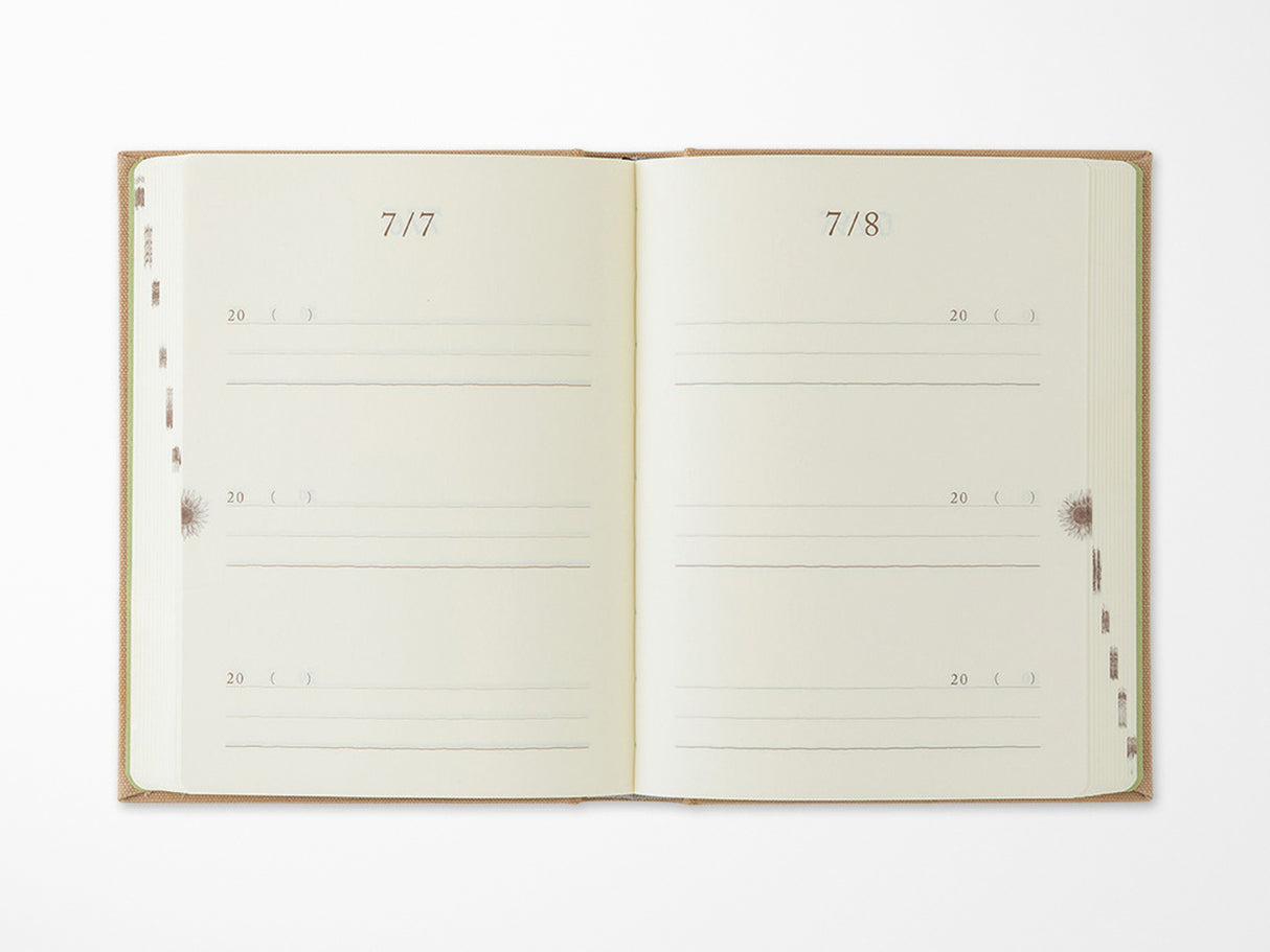 3 Year Diary Gate Mini - Beige