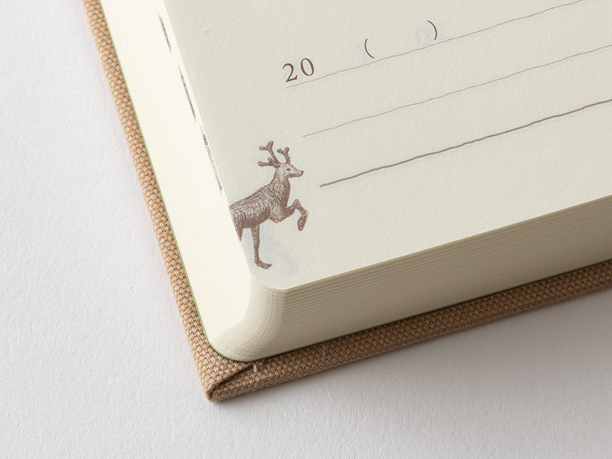 3 Year Diary Gate Mini - Beige