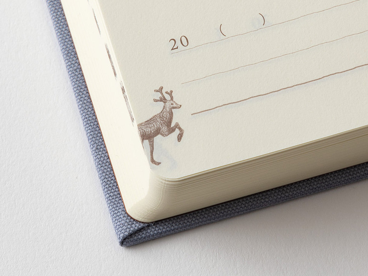 3 Year Diary Gate Mini - Blue Purple