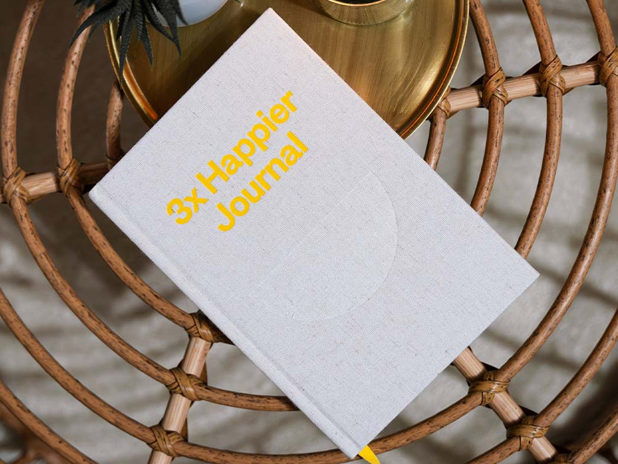 3X Happier Journal - Guided Mental Wellness Journal