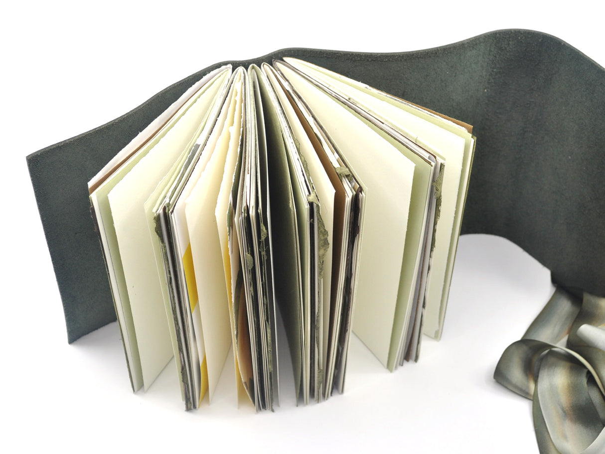 Climbing Ivy One of a Kind Leather Journal