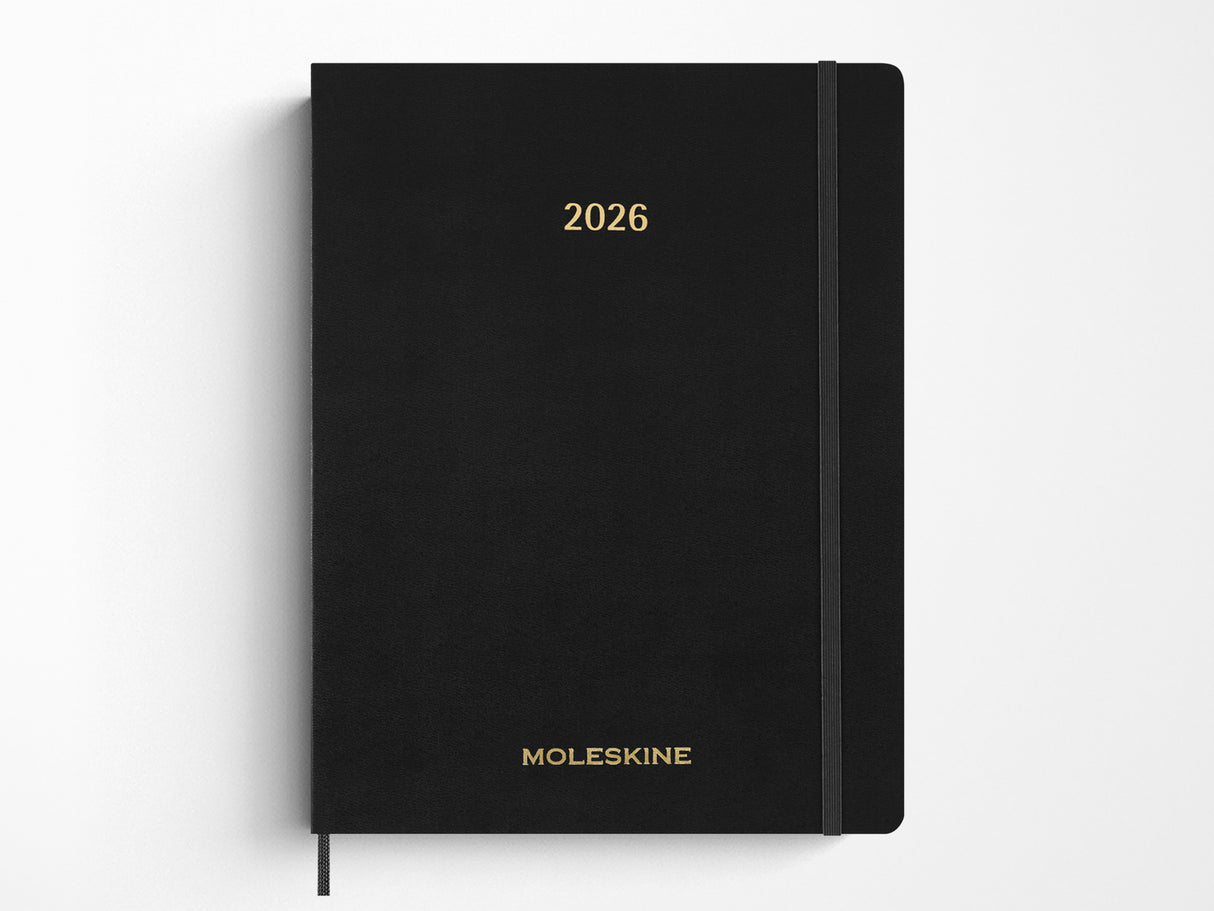 Moleskine 15 Month 2027 Weekly Planner - Black Soft Cover