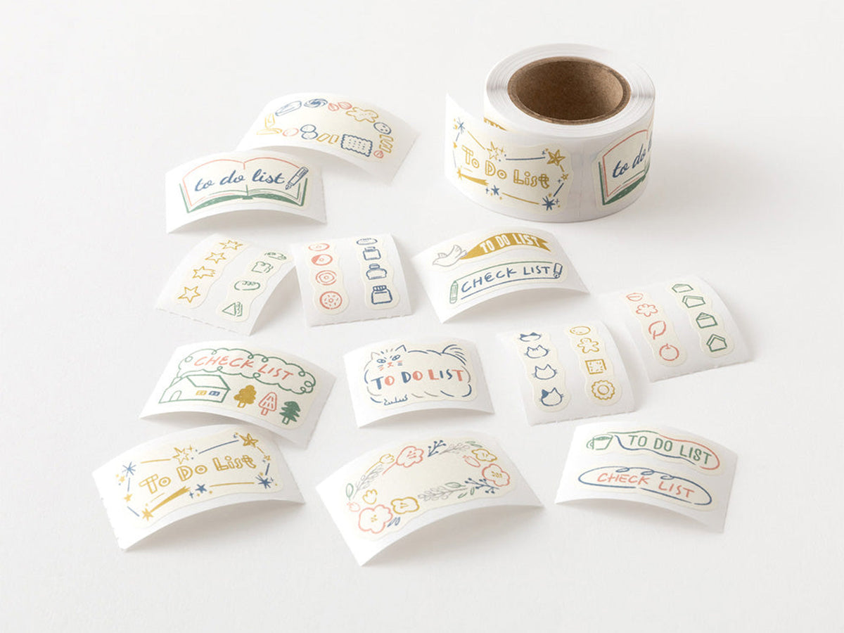 Midori Yuru Log Roll Sticker List