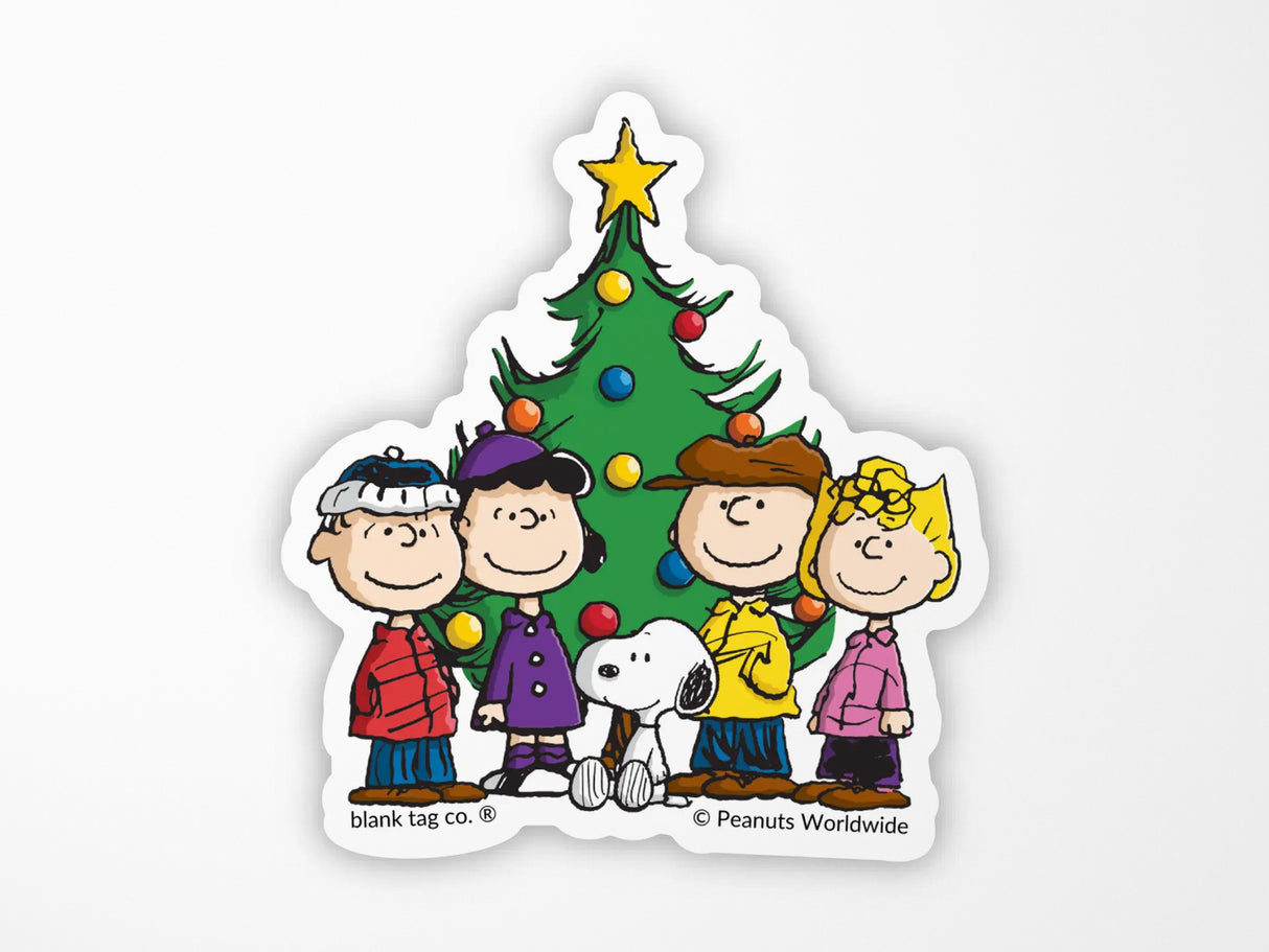 Peanuts Christmas Vinyl Sticker