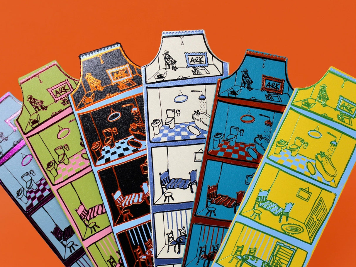 Leather Dolls House Bookmark