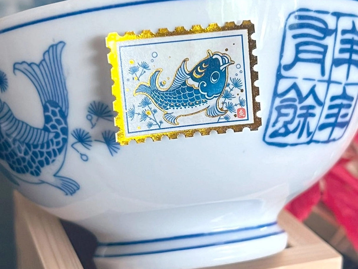 Gold Foil Porcelain Stamp Washi Tape