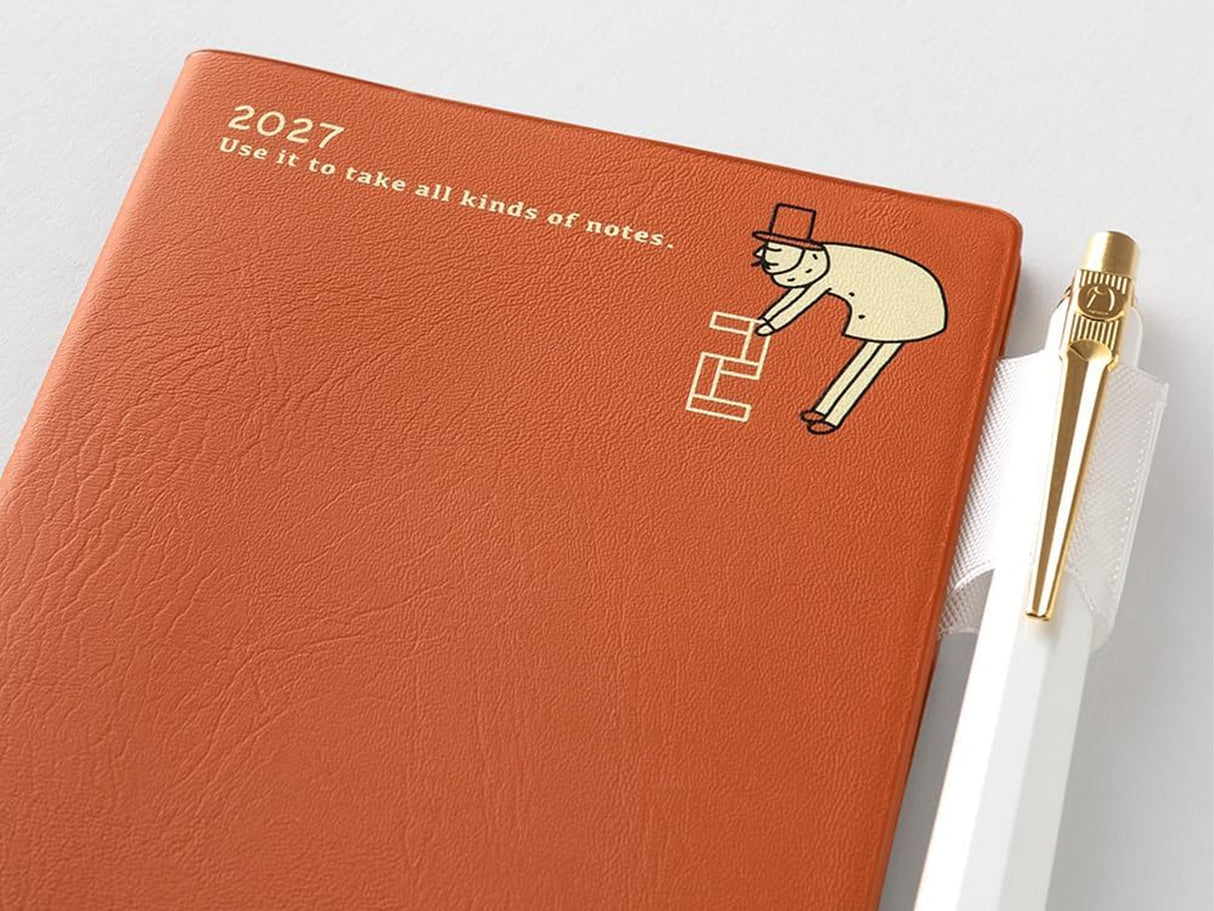 Midori Pocket Diary Mini Ojisan 2027
