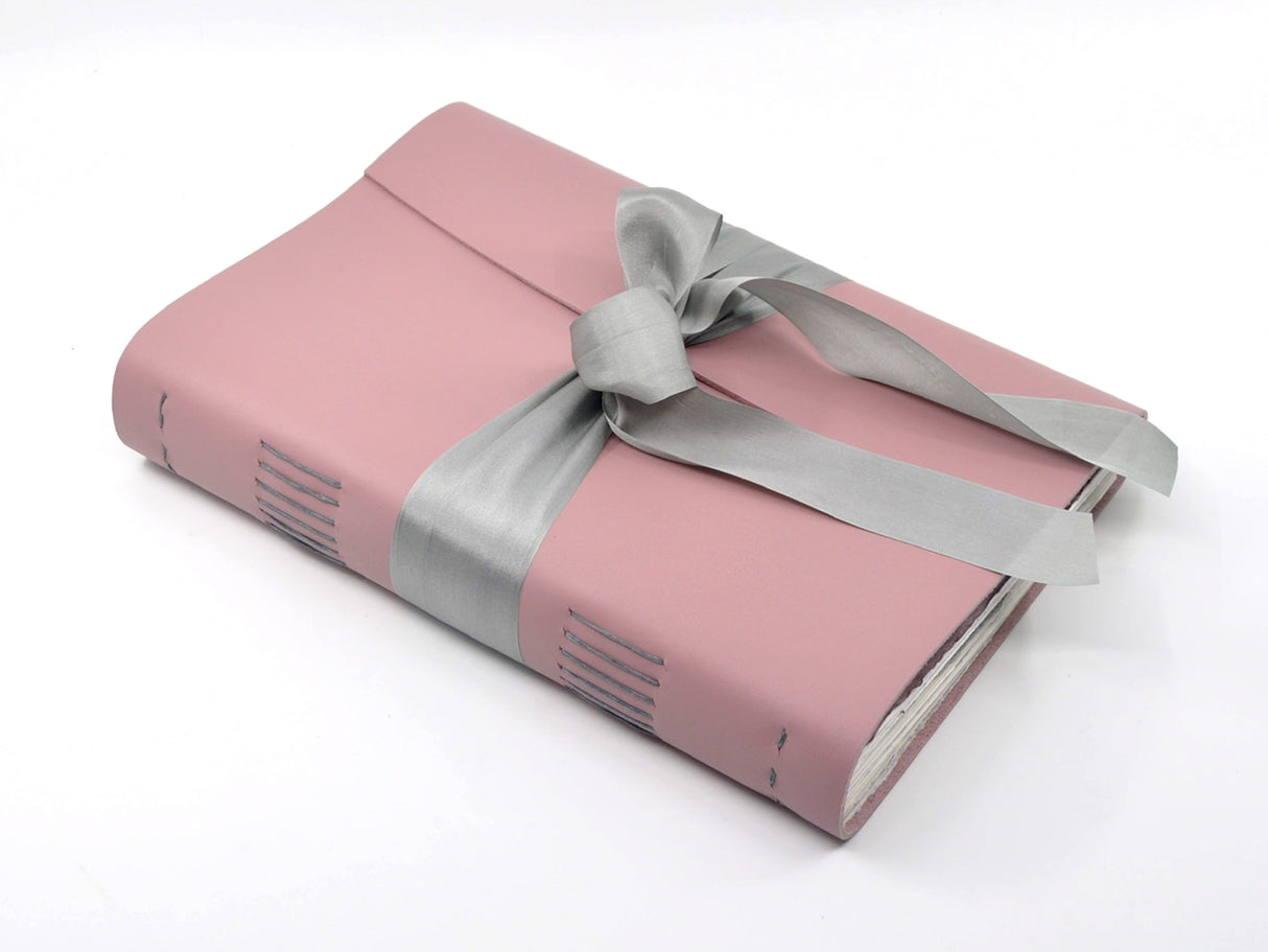 Silvery Blush One of a Kind Leather Journal