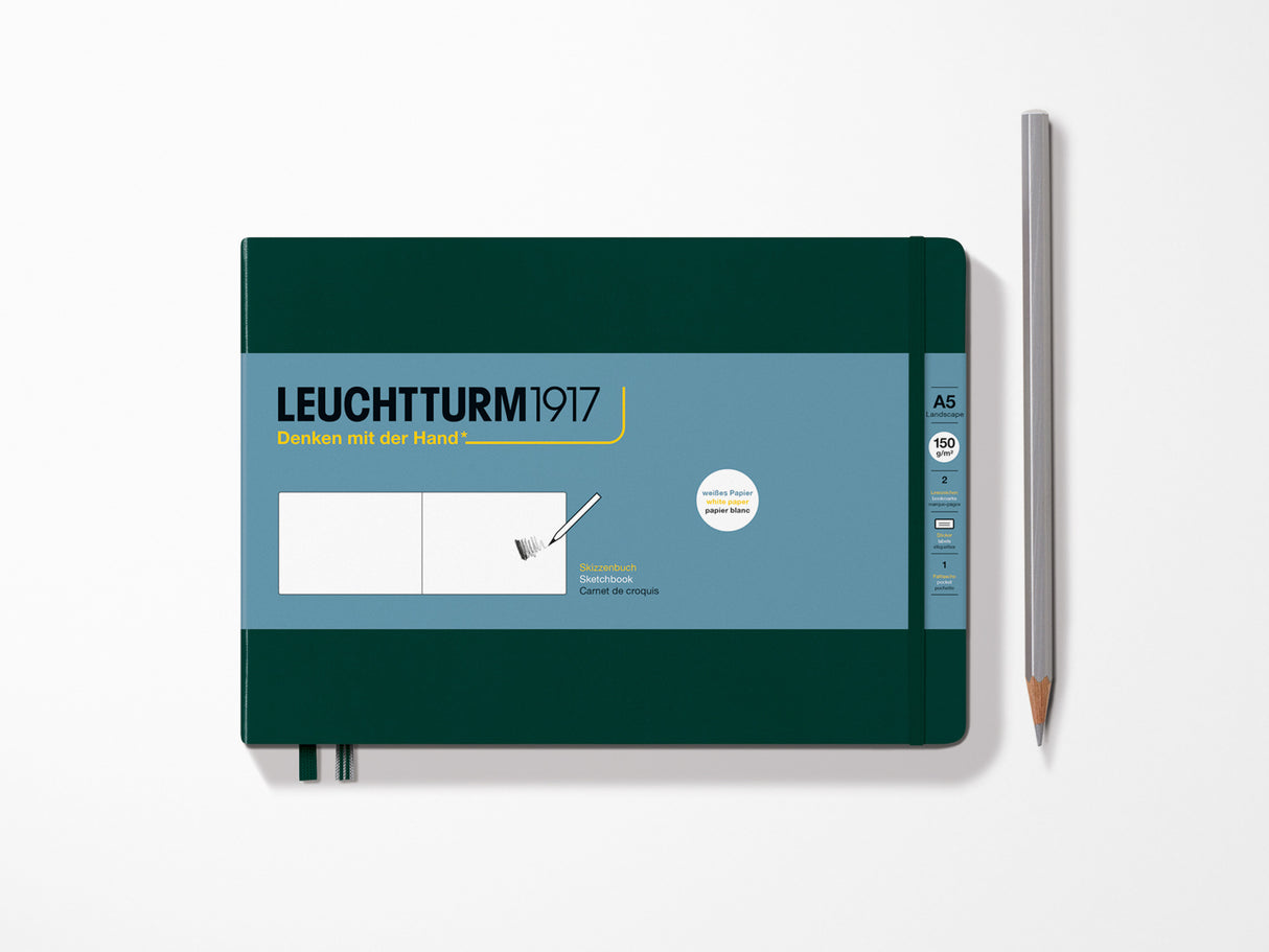 Leuchtturm 1917 Sketchbook - Forest Green