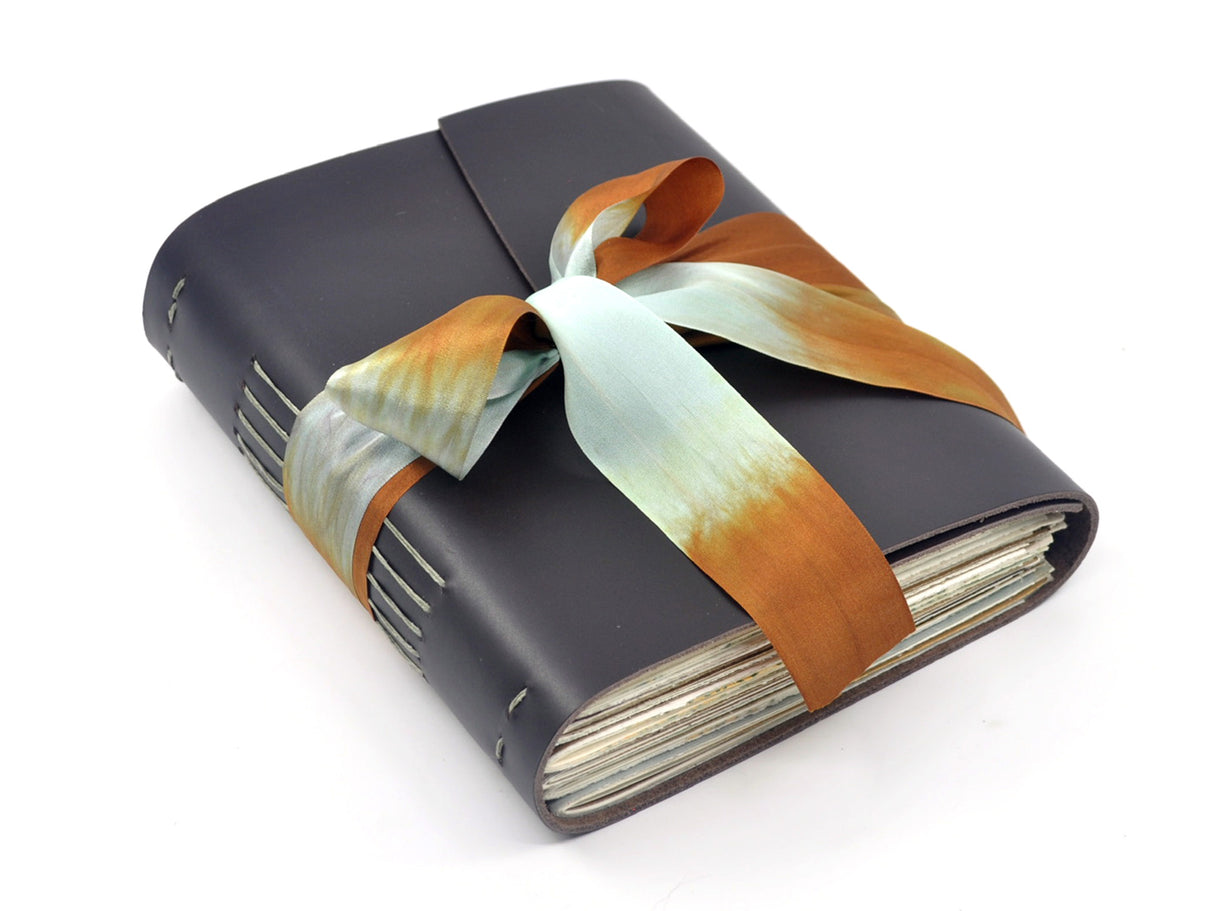 Copper Patina One of a Kind Leather Journal