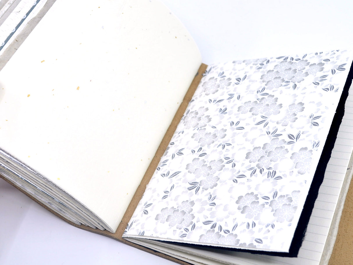 Silver Dollar One of a Kind Leather Journal