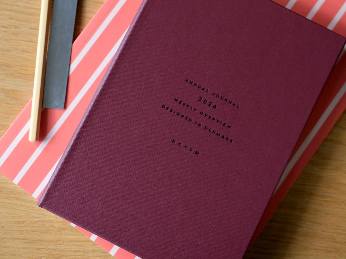 Notem ALVA ANNUAL Journal 2027 - Dark Red A5