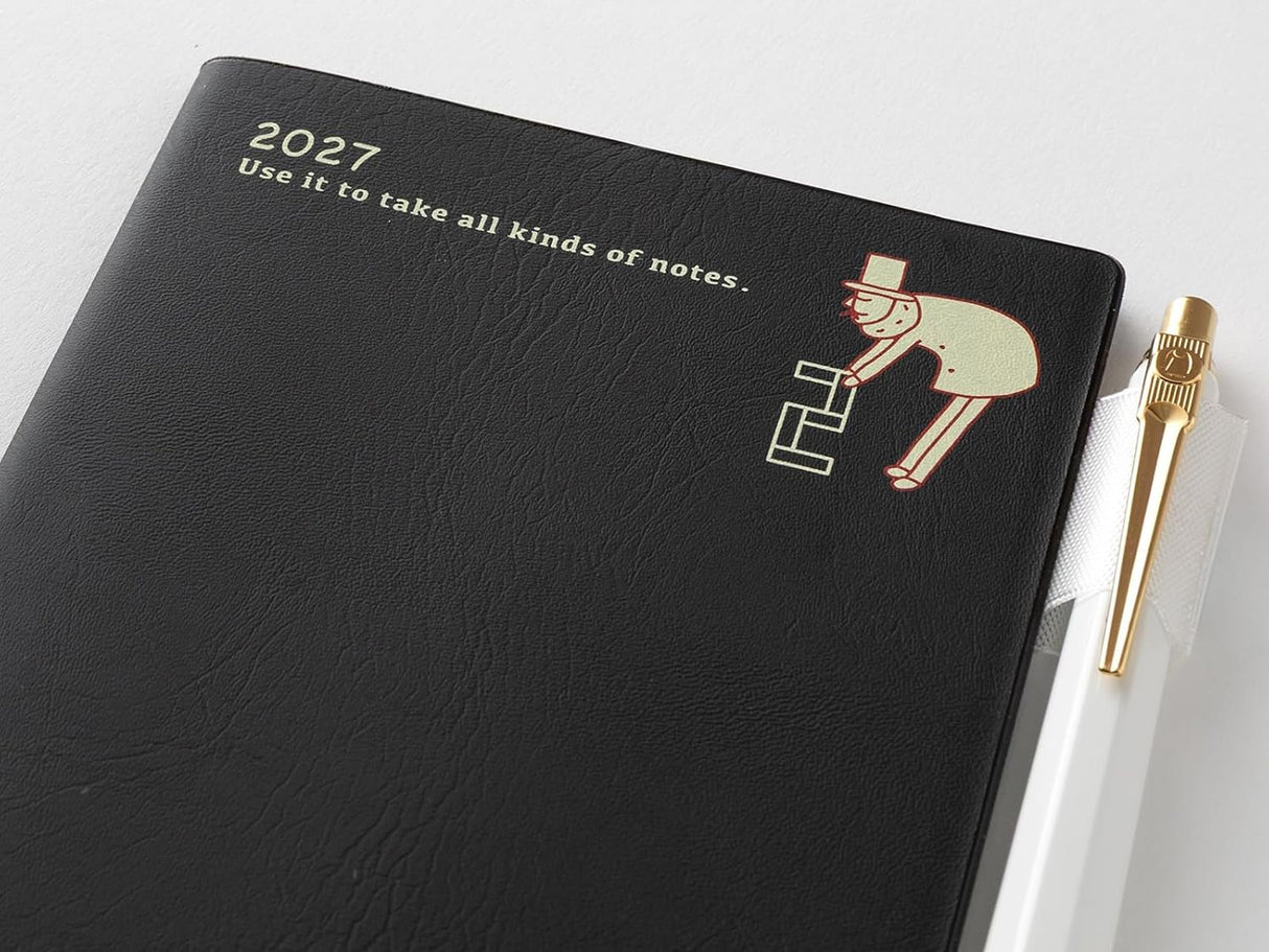 Midori Pocket Diary Slim Ojisan 2027