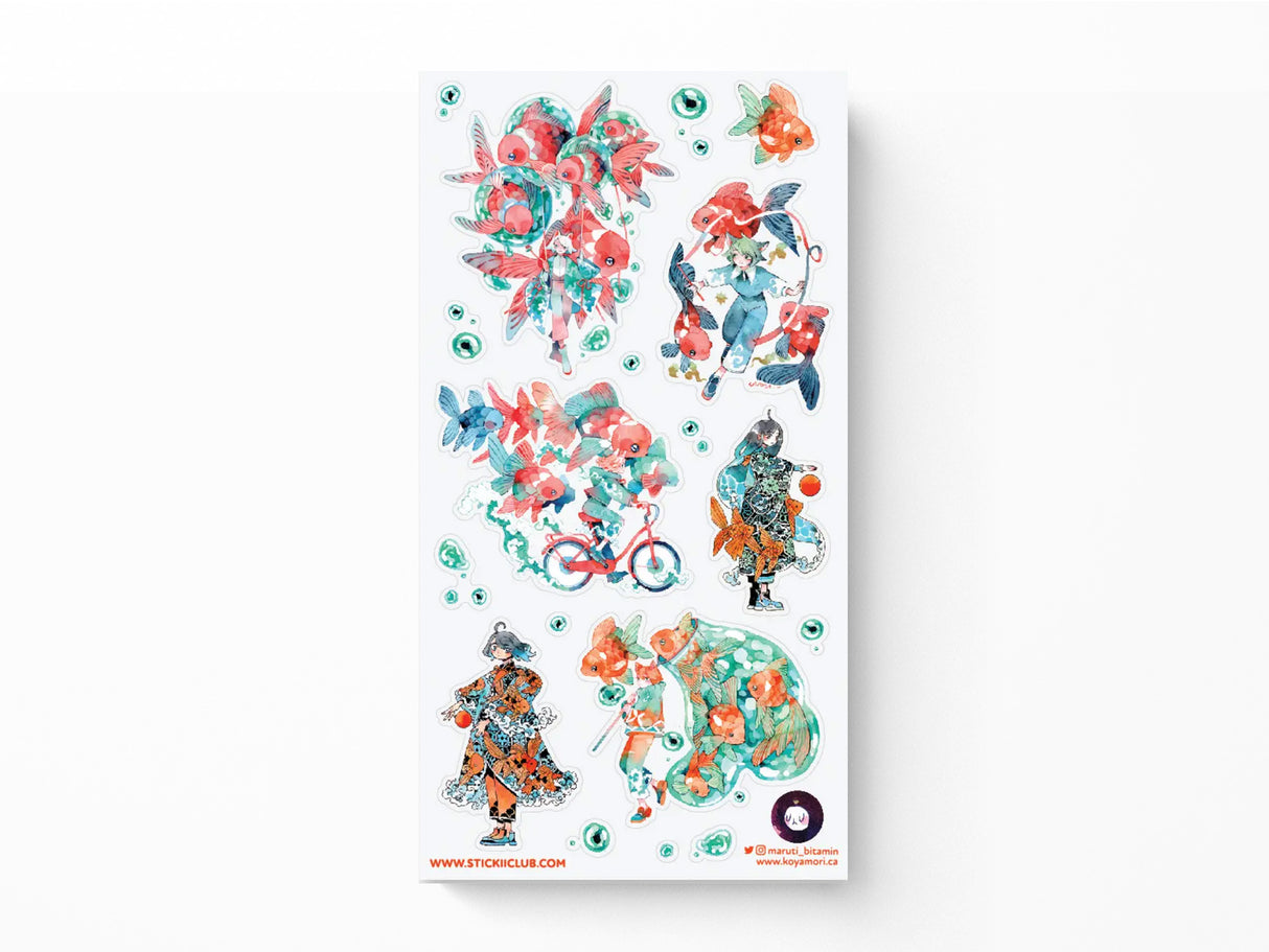 Guided By Goldfish Sticker Sheet