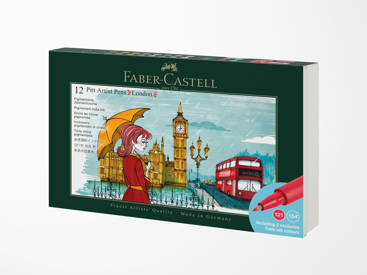 Faber-Castell Artist Pitt Pen Set - City Collection - London