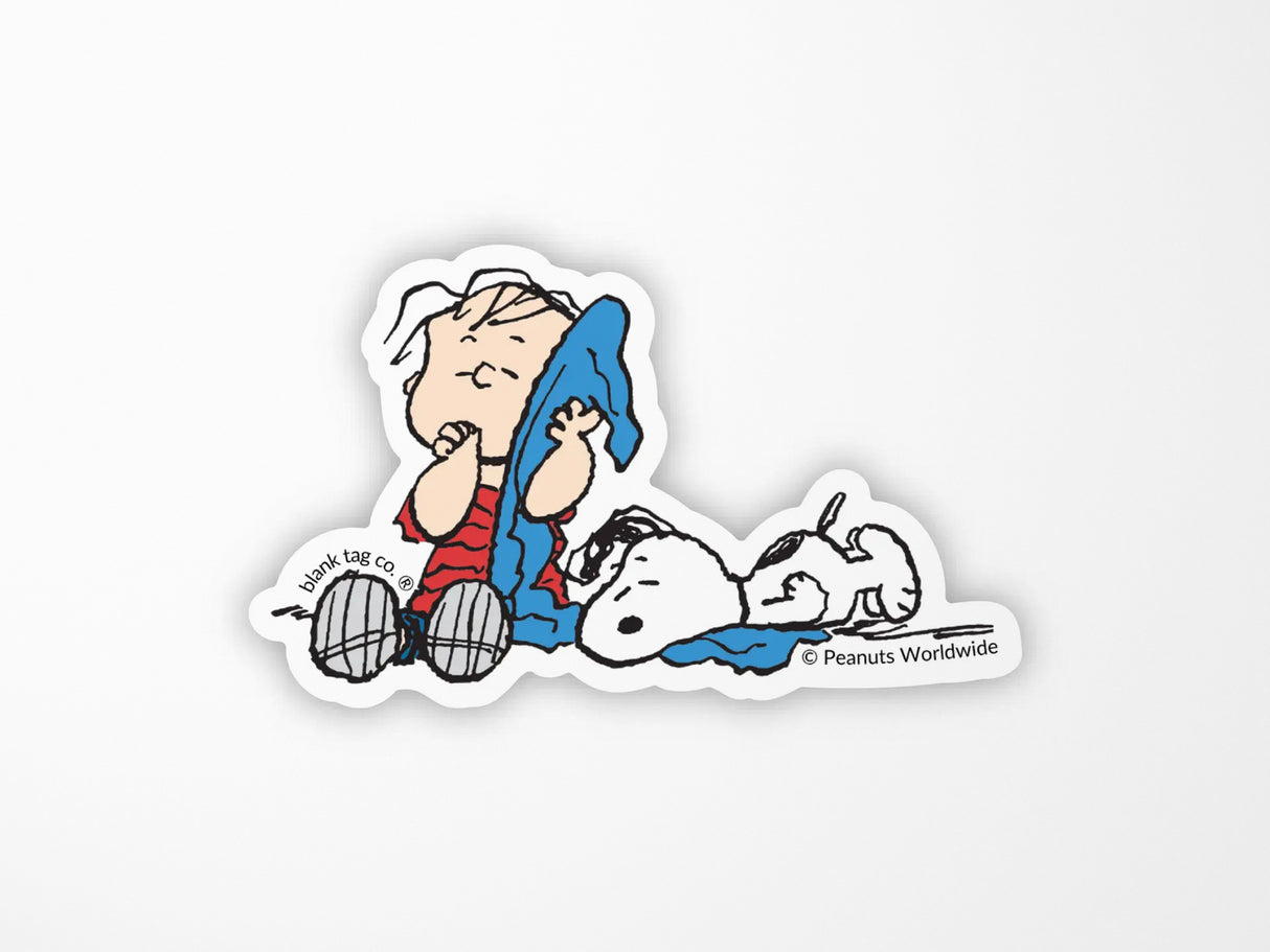 Linus and Snoopy Vinyl Sticker