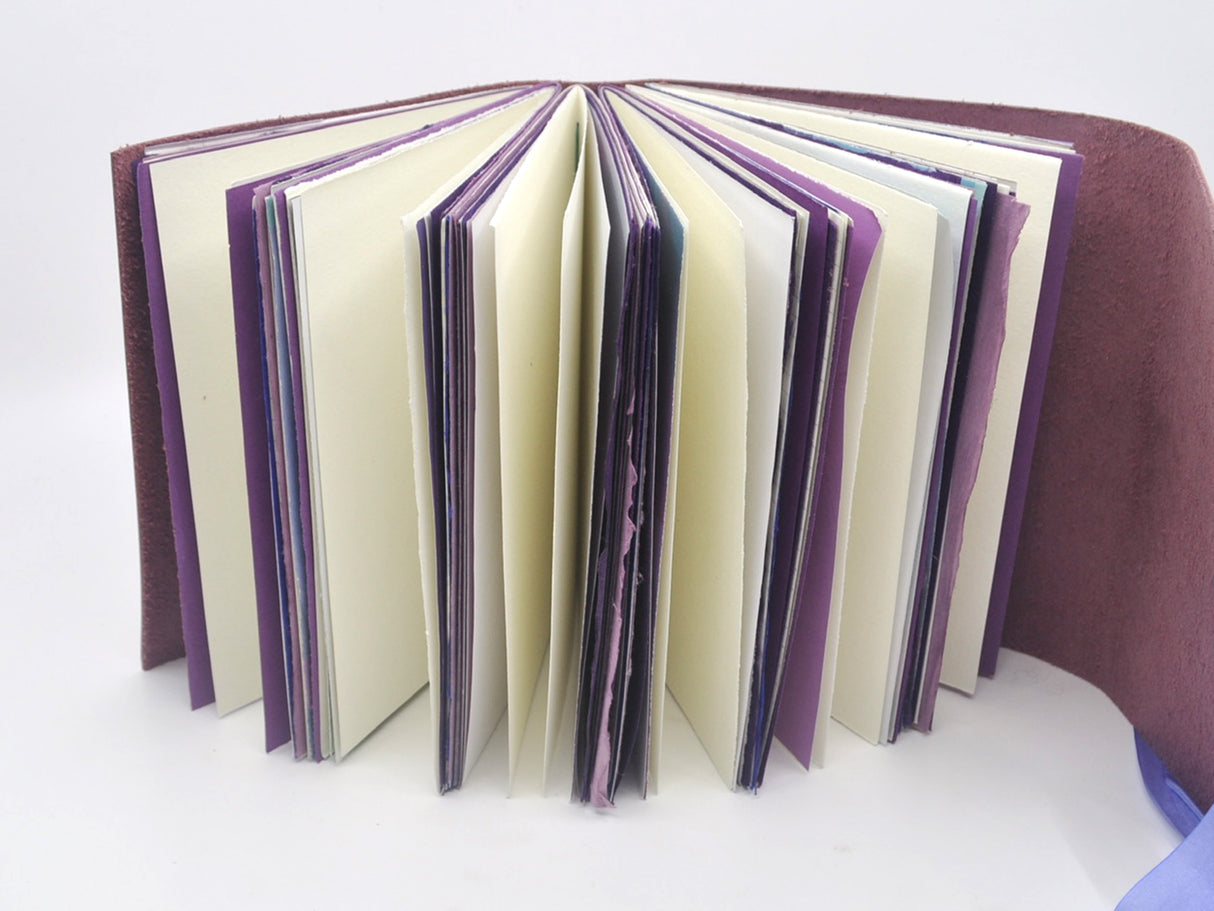 Hollyhock One of a Kind Leather Journal