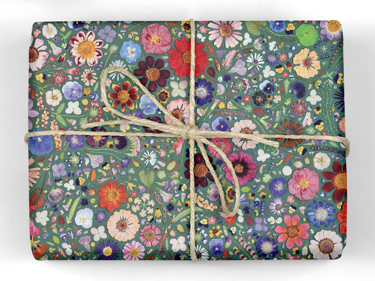 Beautiful Blooms Wrapping Paper Book