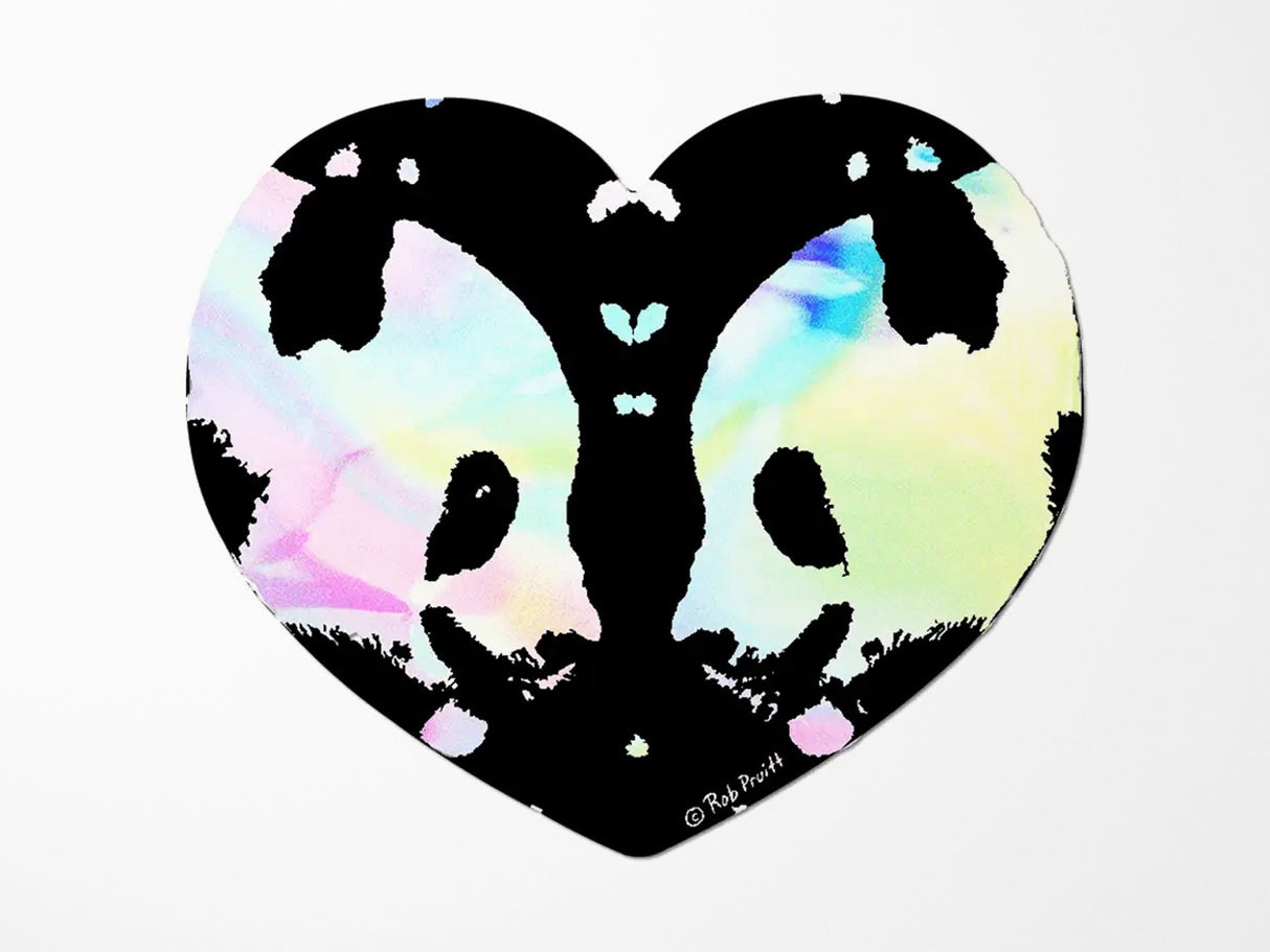 Panda Love By Rob Pruitt Vinyl Sticker
