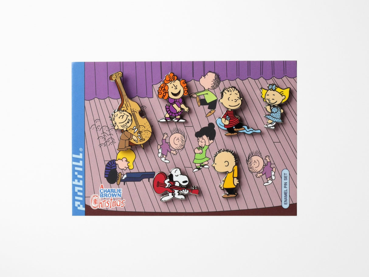 Charlie Brown Christmas Jazz Dance Pins - Set of Six