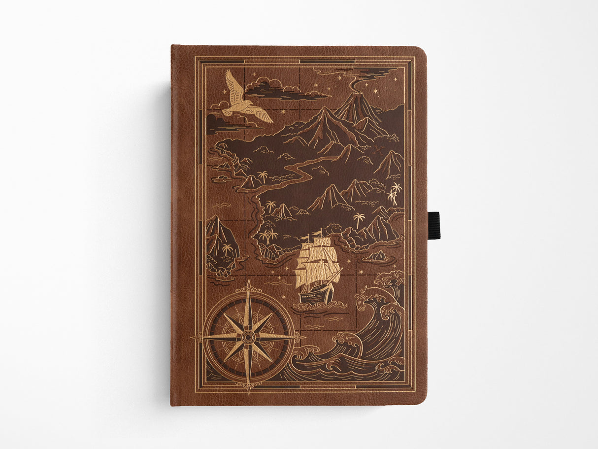 Treasure Map B5 Dot Grid Journal