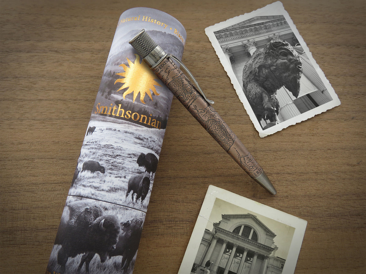 Retro 51 Smithsonian Collection Rollerball Pen - Bison Strong