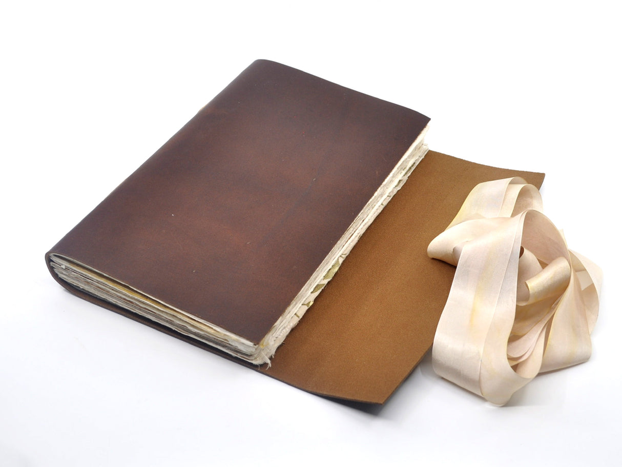 Cashmere One of a Kind Leather Journal