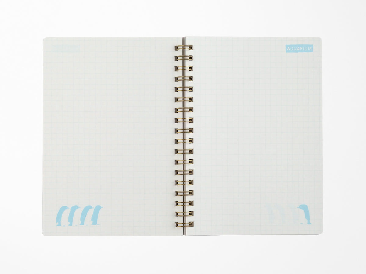Japanese Ring Notebook - Penguin