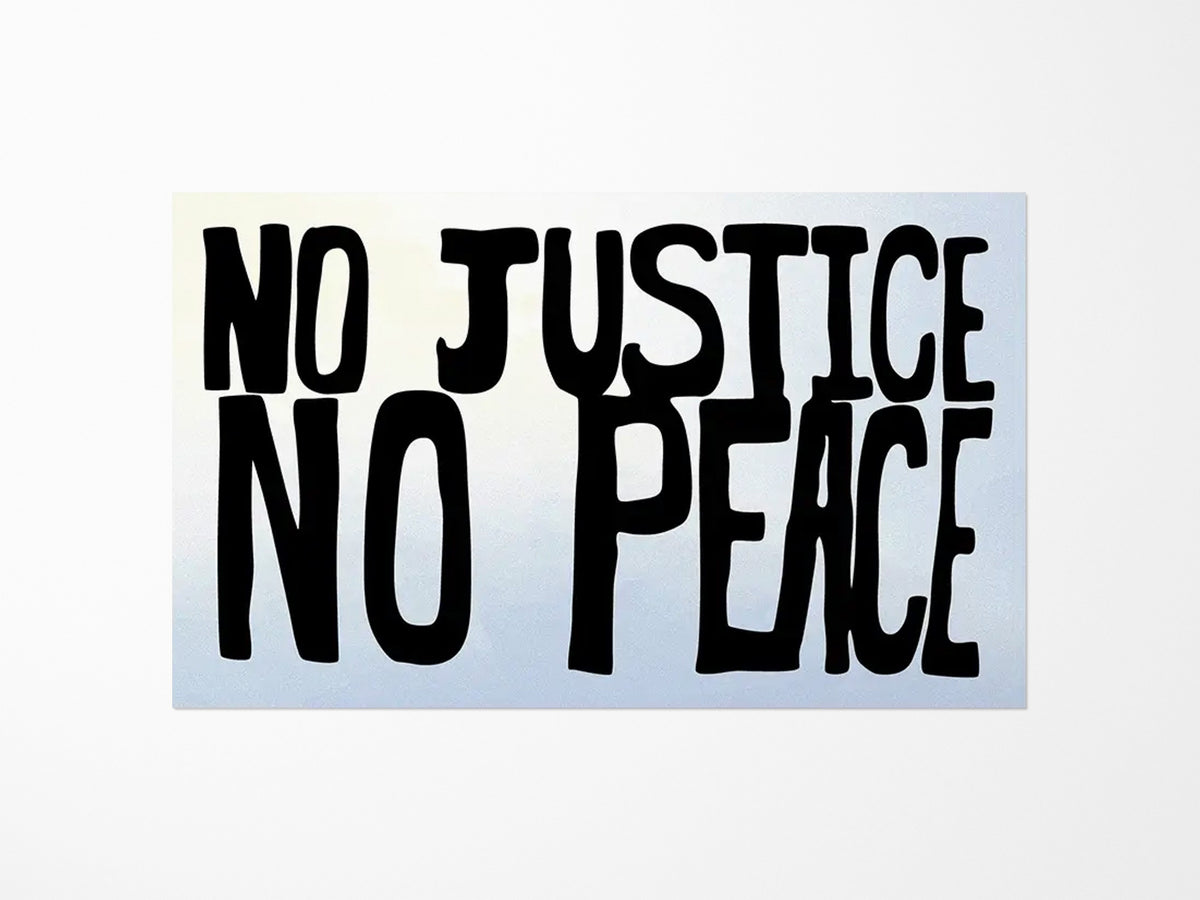No Justice No Peace Vinyl Sticker
