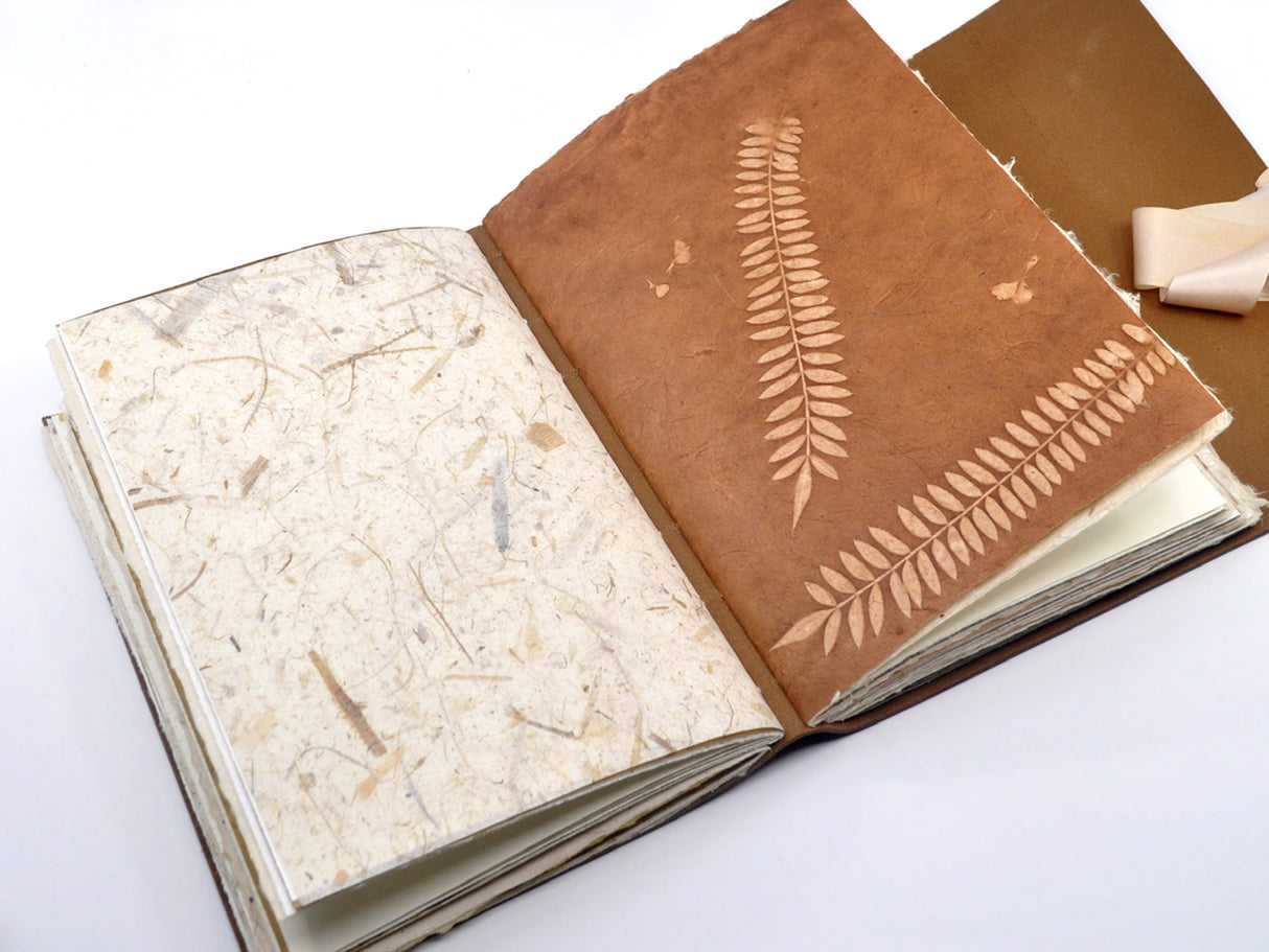 Cashmere One of a Kind Leather Journal