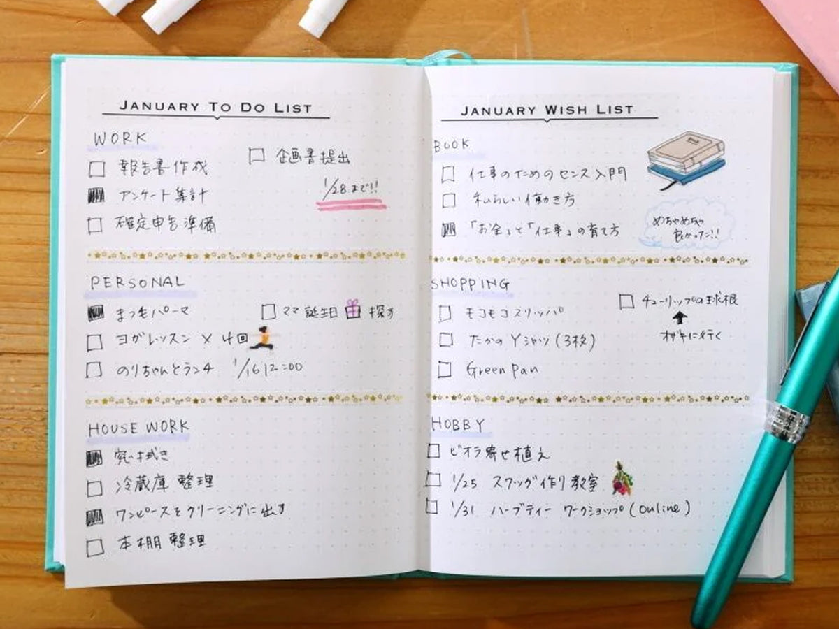 Japanese Cat Textile Notebook