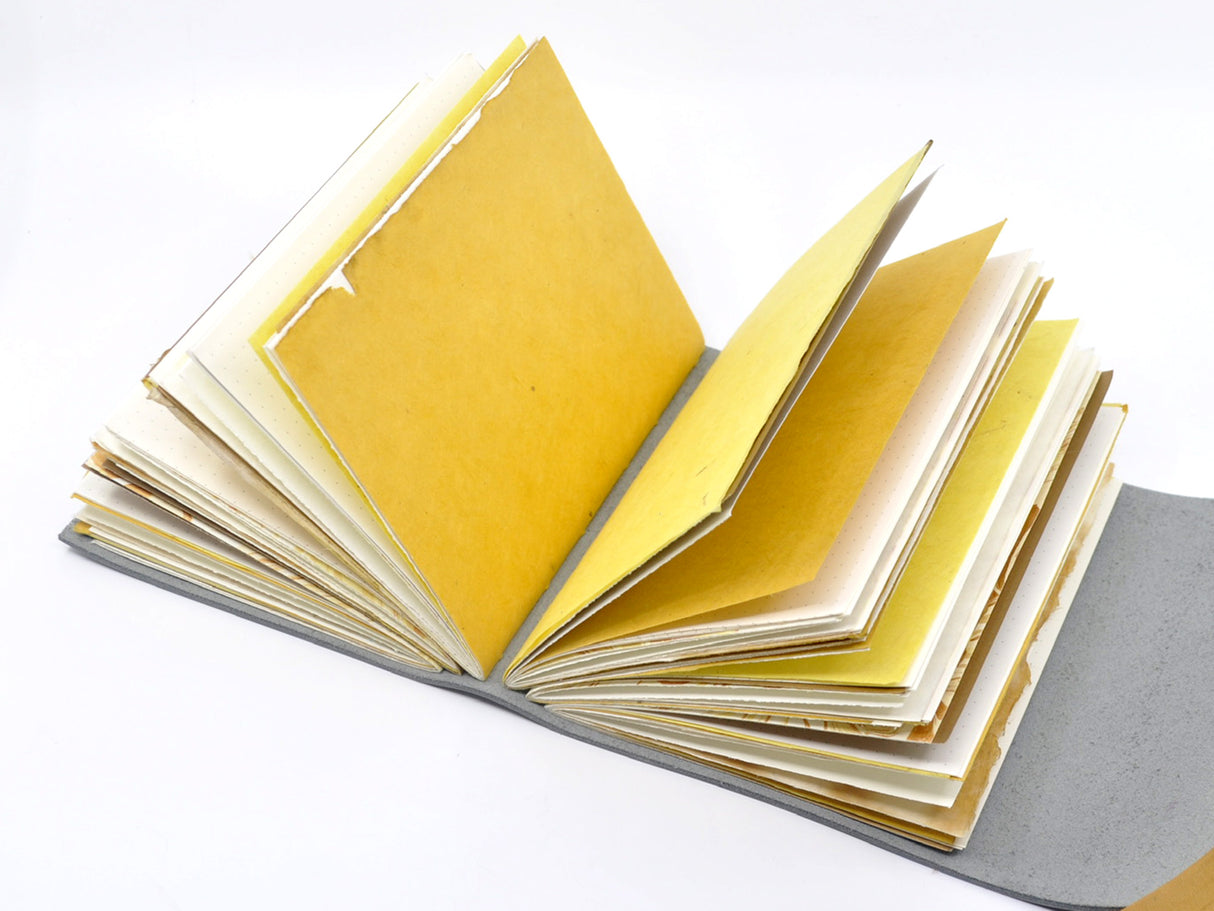 Golden One of a Kind Leather Journal