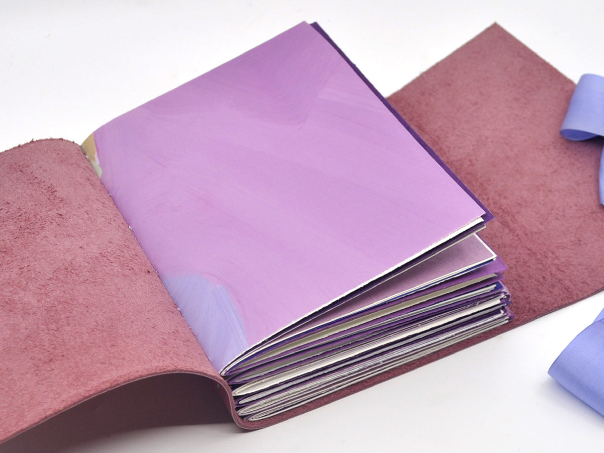 Hollyhock One of a Kind Leather Journal