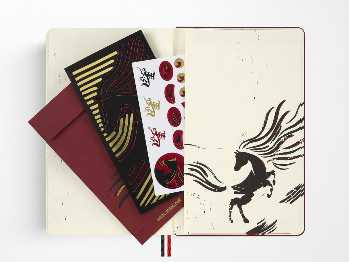 Moleskine Limited Edition 2026 Year of the Horse Notebook, Red Fire Horse