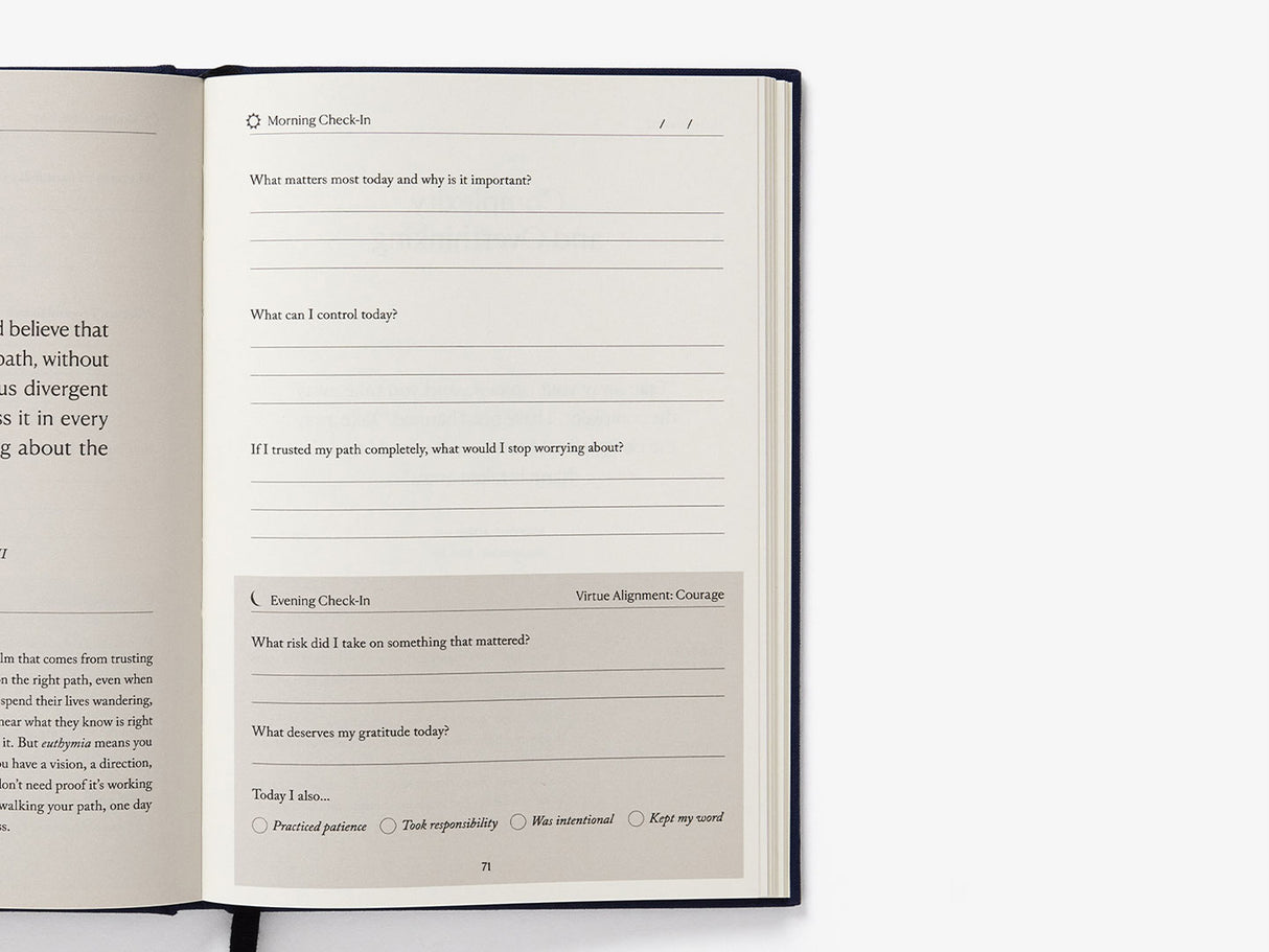 The Stoic Journal 2-in-1 Philosophy Book & Journal
