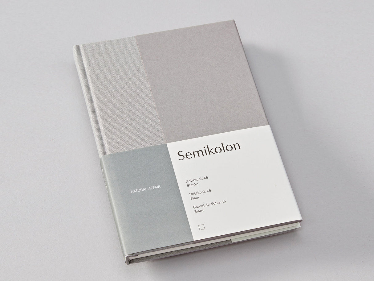 A Natural Affair Color Block Notebook - Moonstone