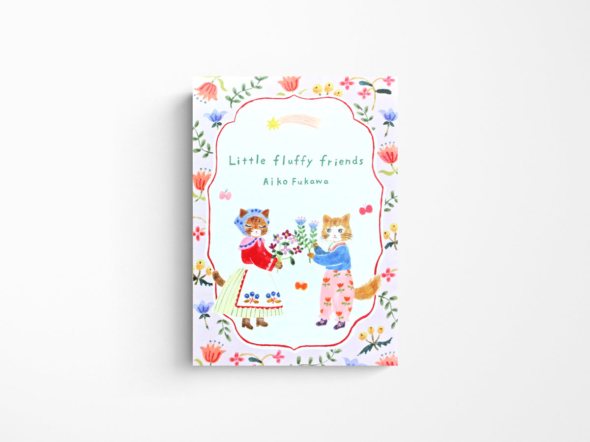 Aiko Fukawa Postcard Writing Pad - Little Fluffy Friends