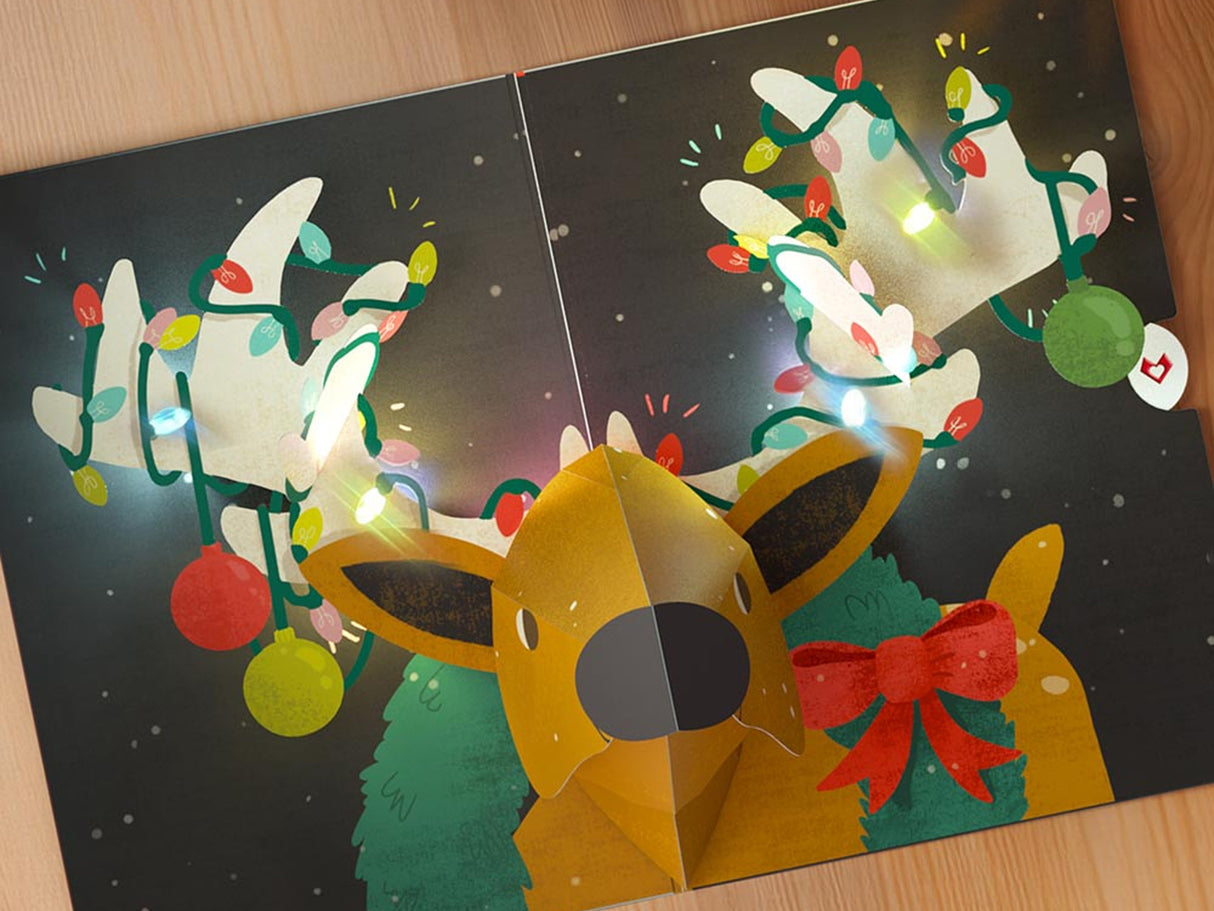 All is Bright Light Up Holiday Pop-Up Card