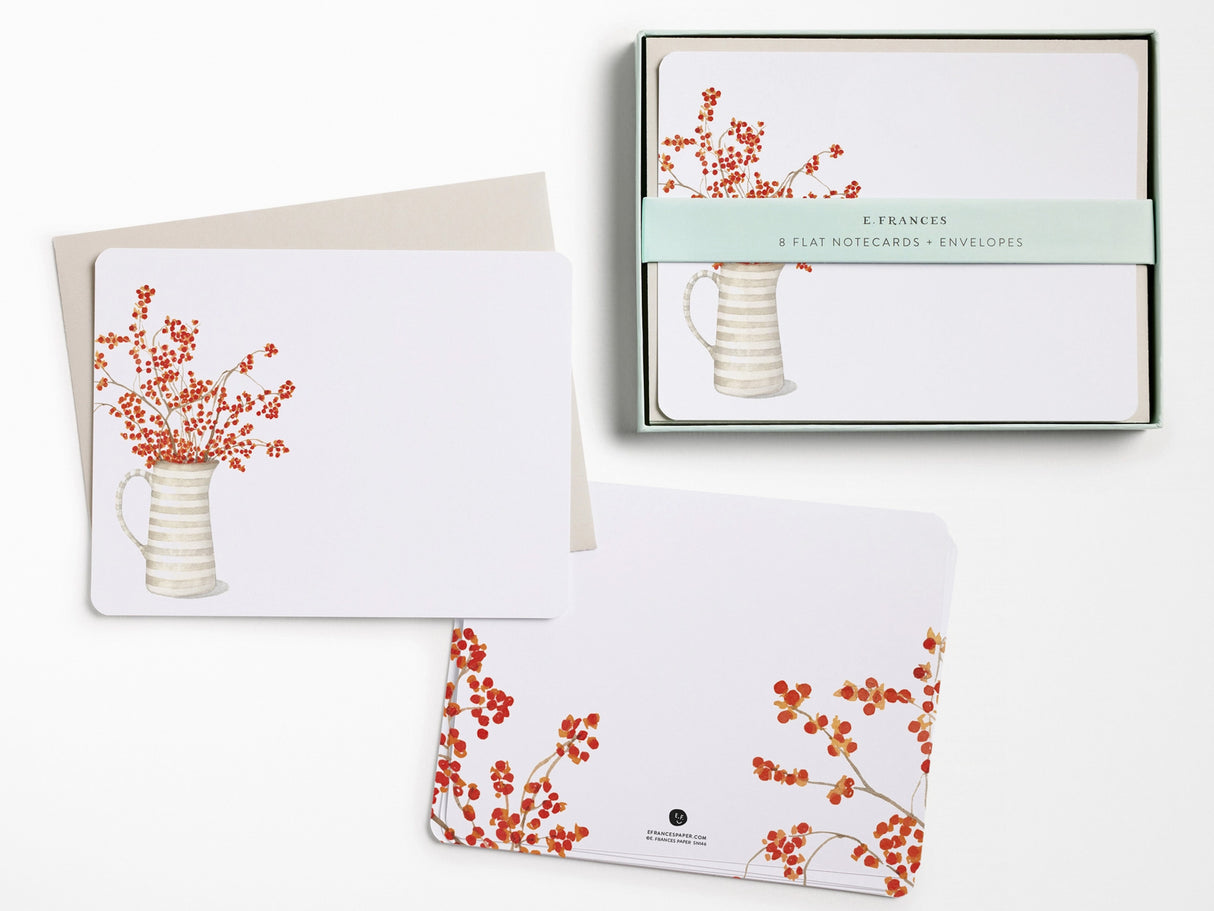 Autumn Berry Pitcher Flat Notes