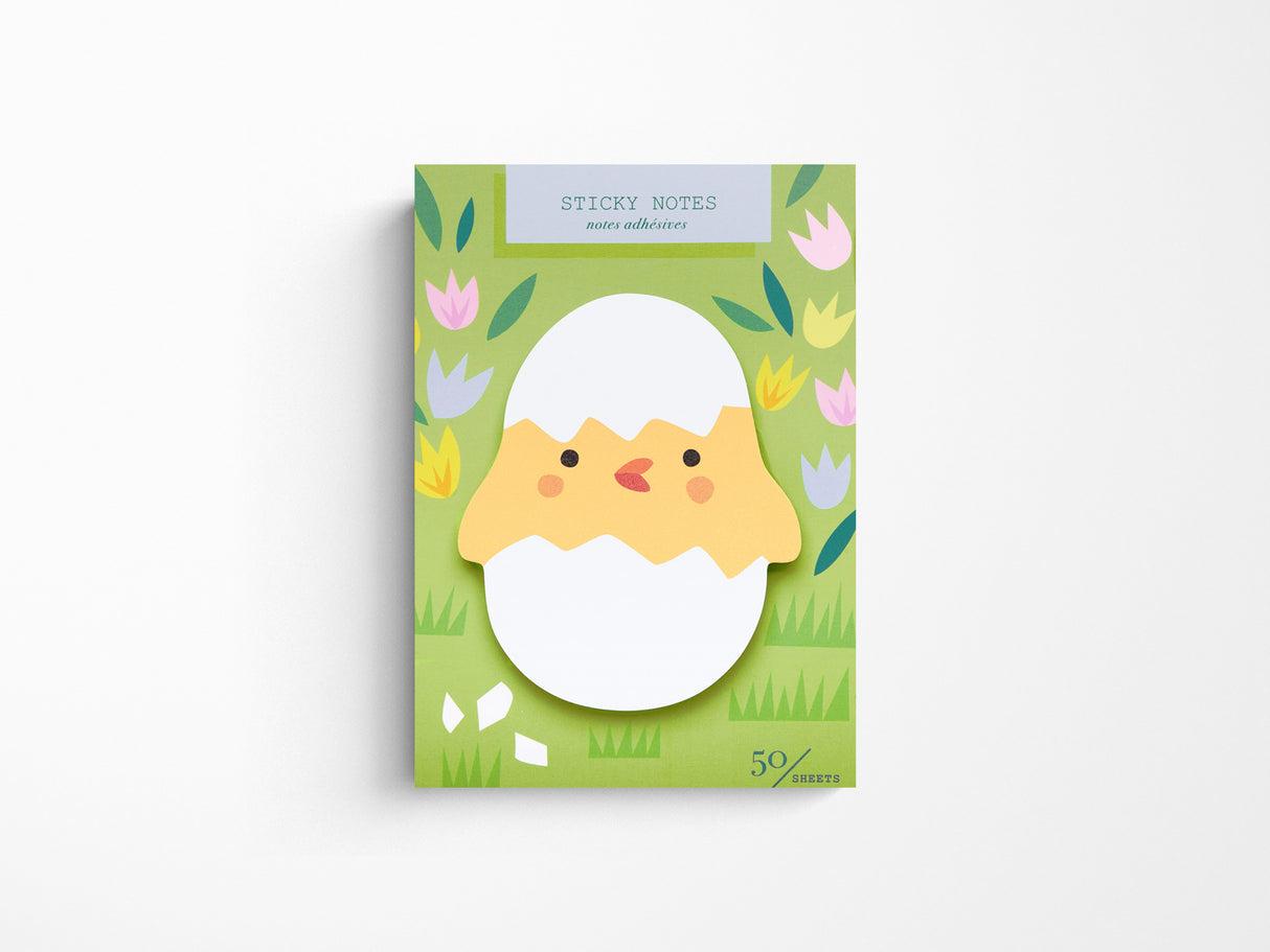 Baby Chick Die Cut Sticky Notes
