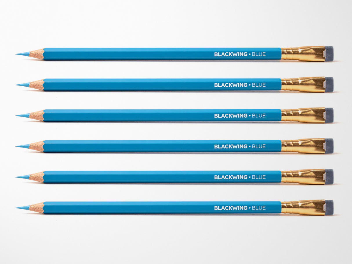 Blackwing Pencils Blue Set of 6