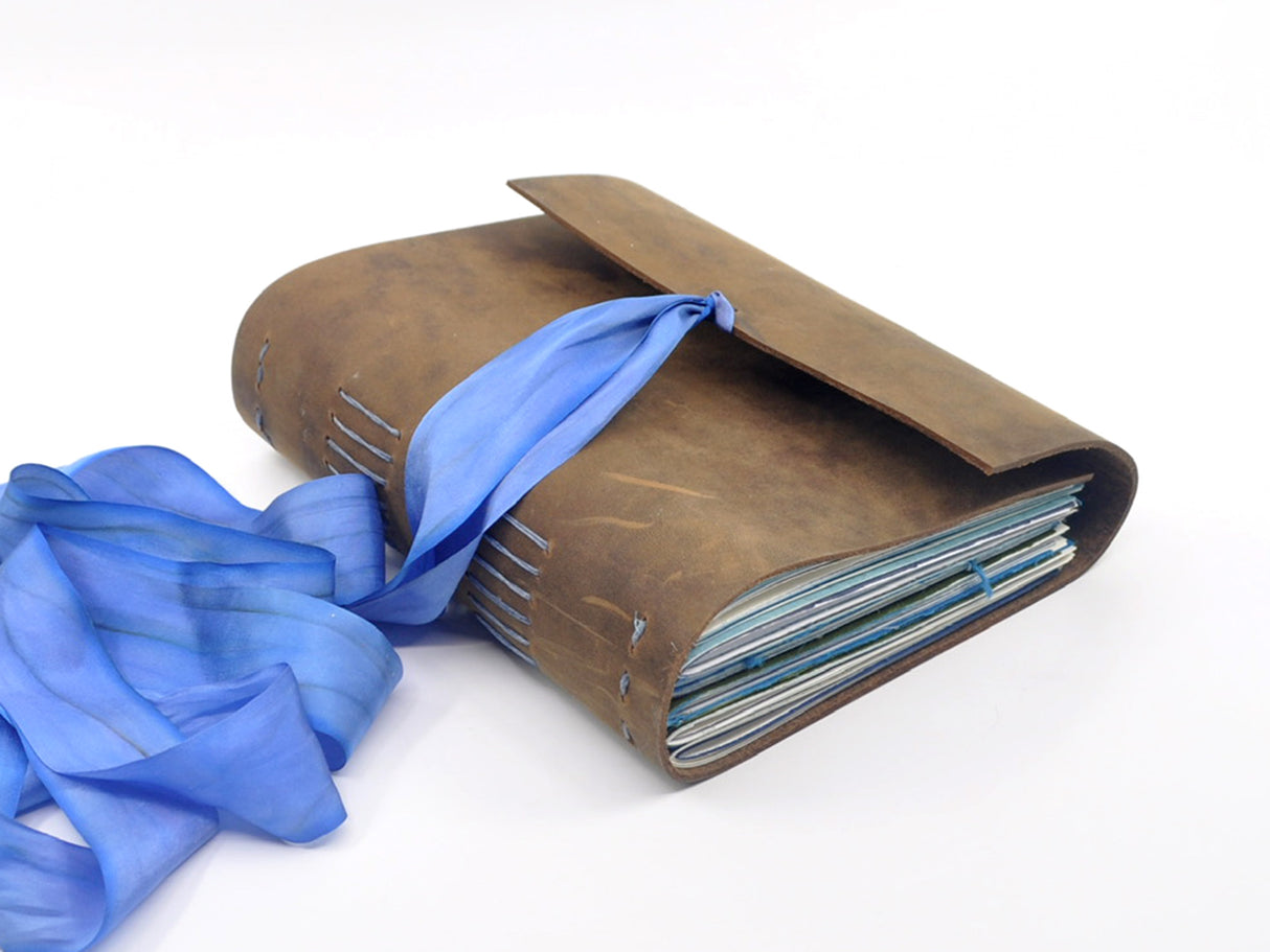 Between The Waves One of a Kind Leather Journal