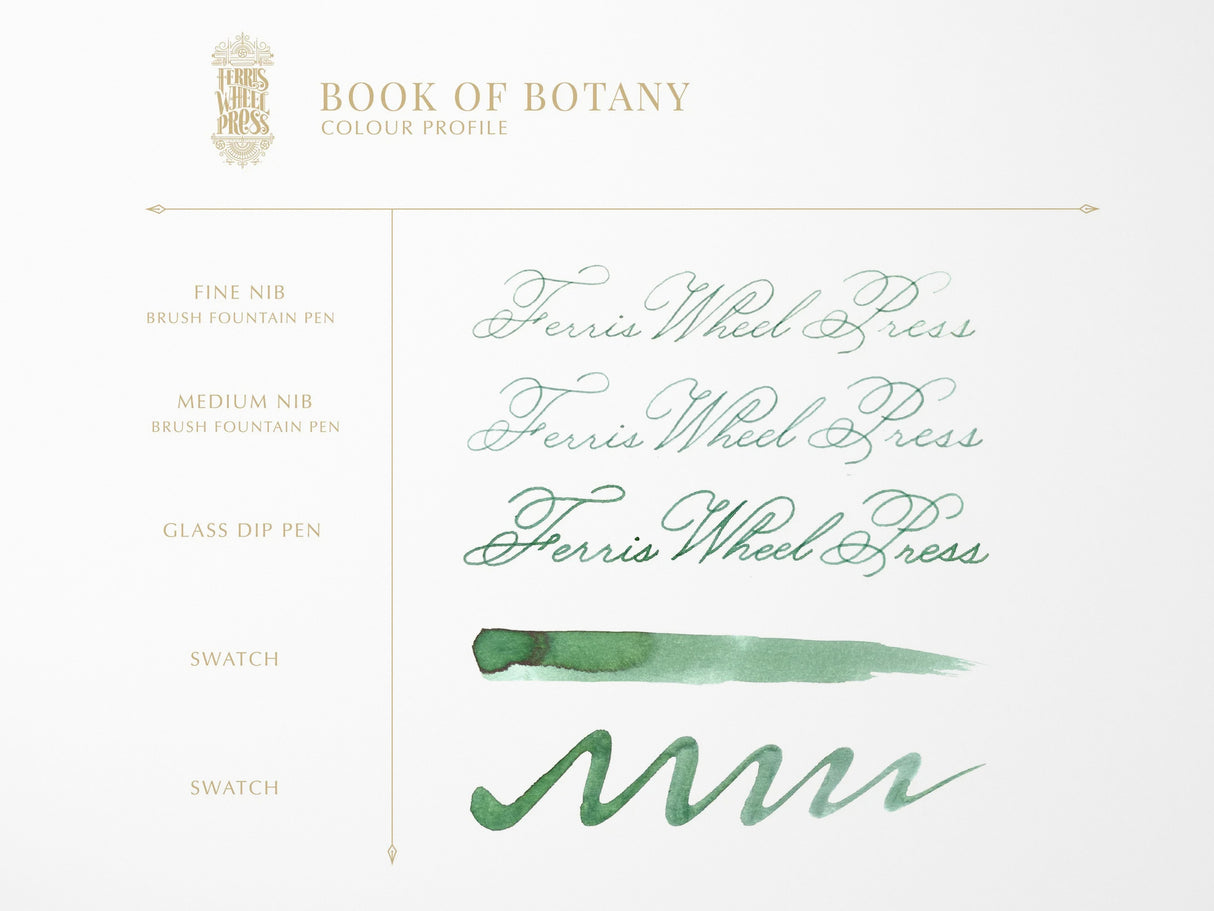 Book of Botany Fountain Pen Ink